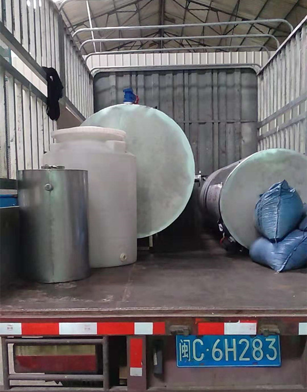 100吨不锈钢一体化净水设备出货现场 工程案例 第6张
